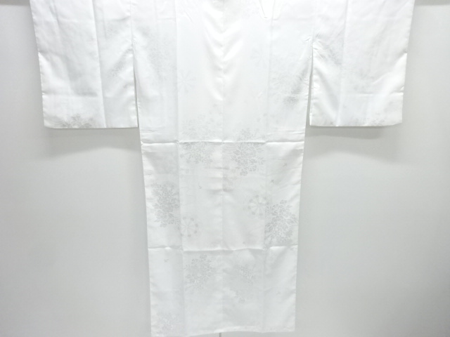 JAPANESE KIMONO / HITOEJUBAN WEAVING A FLORAL PATTERN A GENJI WHEEL